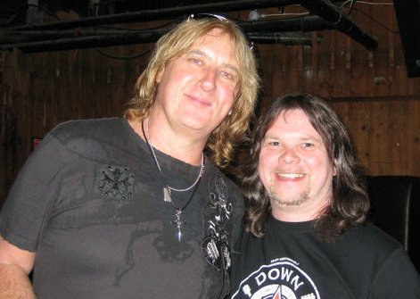 Damion with Joe Elliott